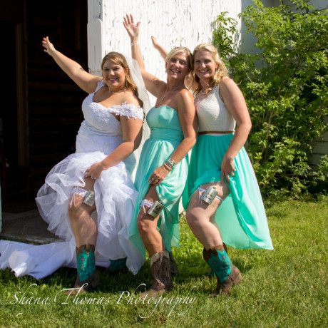 wedding photography bridal party fun