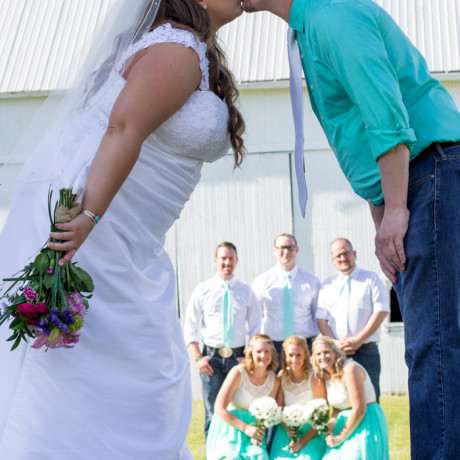 wedding photography bridal party fun