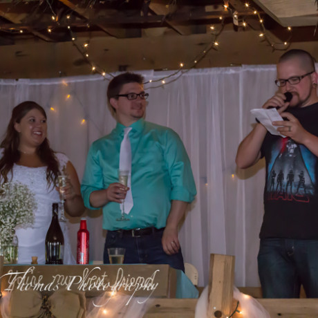 photo wedding toast