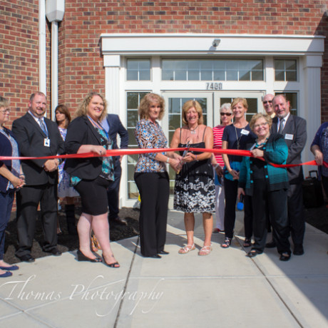 photo event recovery works ribbon cutting ceremony
