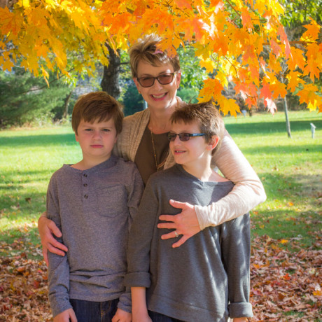 photo family fall kids