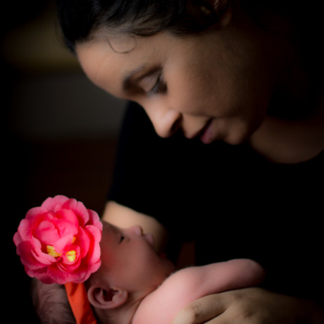 photo newborn baby girl